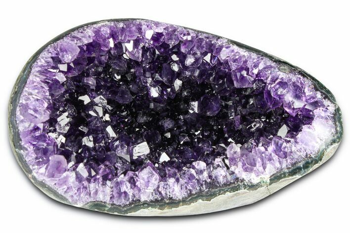Sparkly, Dark Purple Amethyst Geode - Uruguay #378171